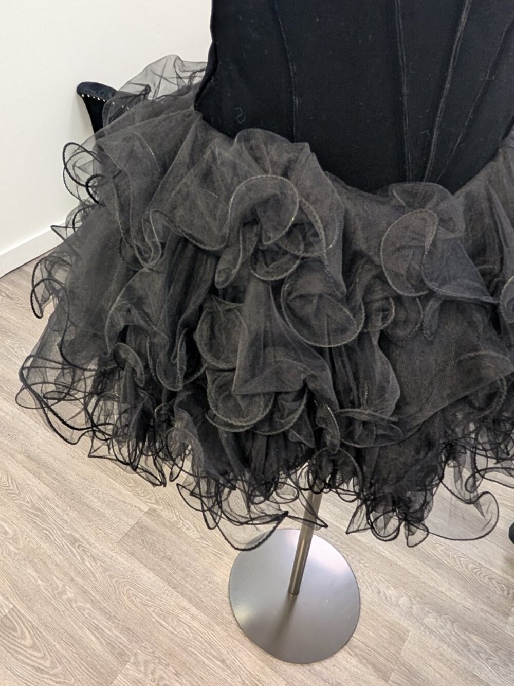 Sherri Hill #55828 black cocktail dress size 2 - Picture 4 of 4